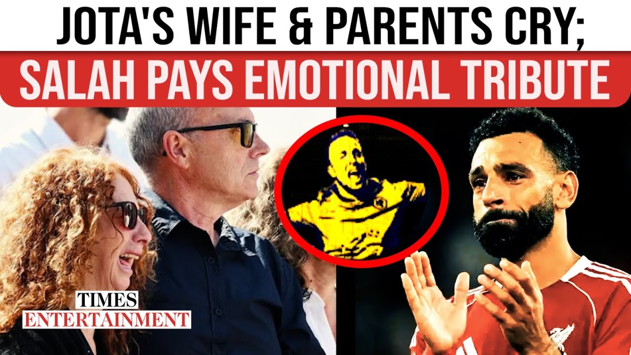 Liverpool, Wolves' Diogo Jota Tribute Reduces Widow Rute Cardoso To Tears; Parents Sob, Salah Cries
