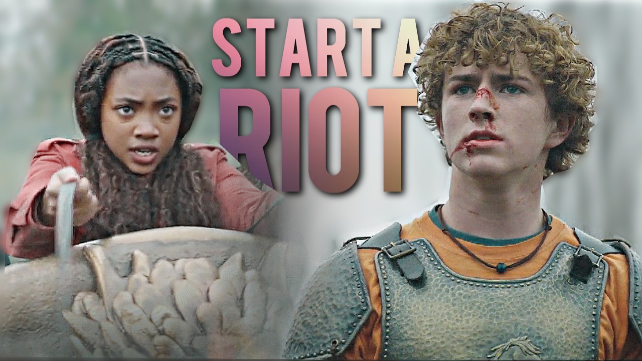 annabeth & percy || start a riot (+2x08)