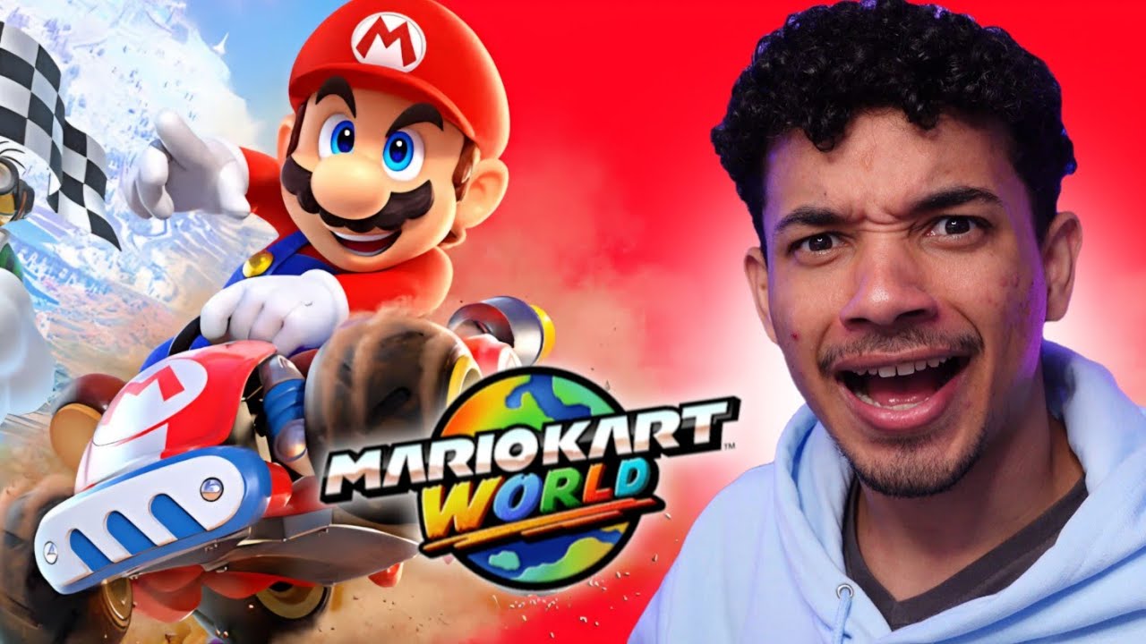 JOGANDO (muito mal) O NOVO MARIO KART WORLD - Nintendo Switch 2 | JG GAMES