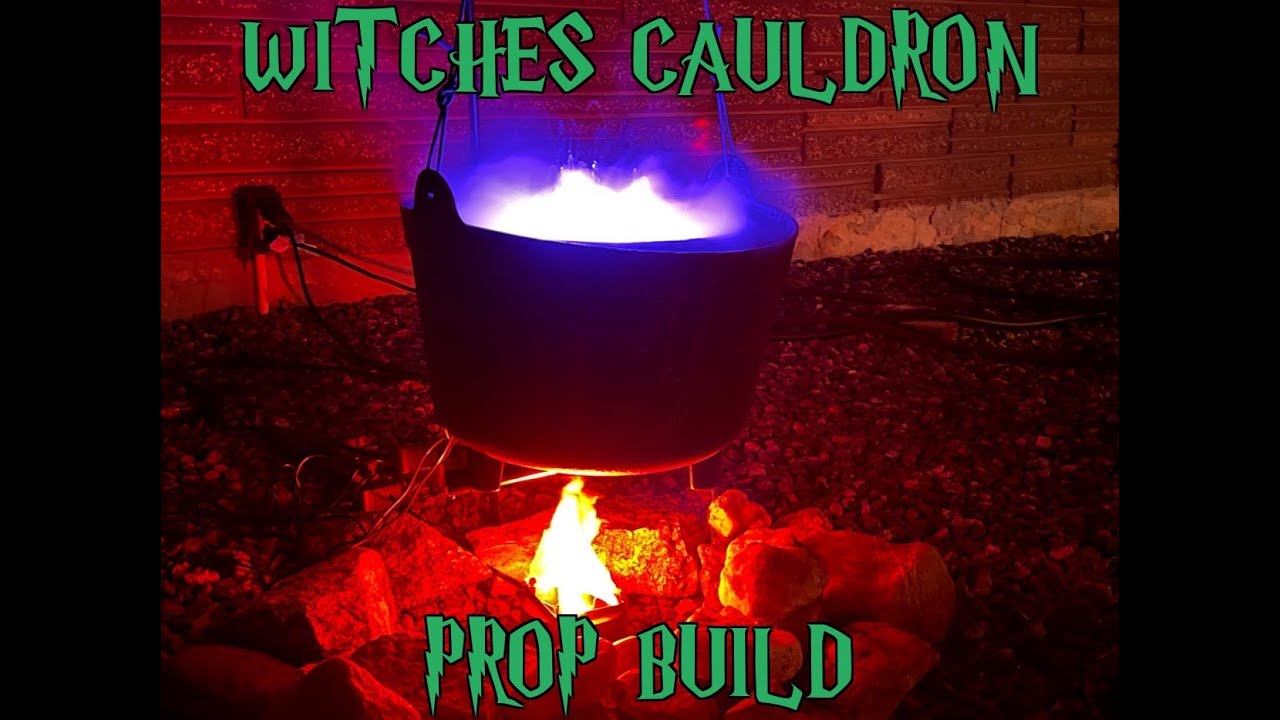 Halloween Witches Cauldron Prop build