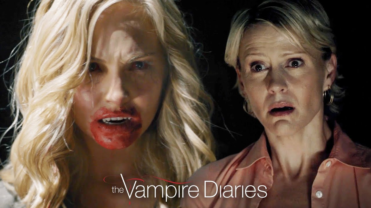 Caroline’s Mom Discovers She’s a Vampire  | The Vampire Diaries