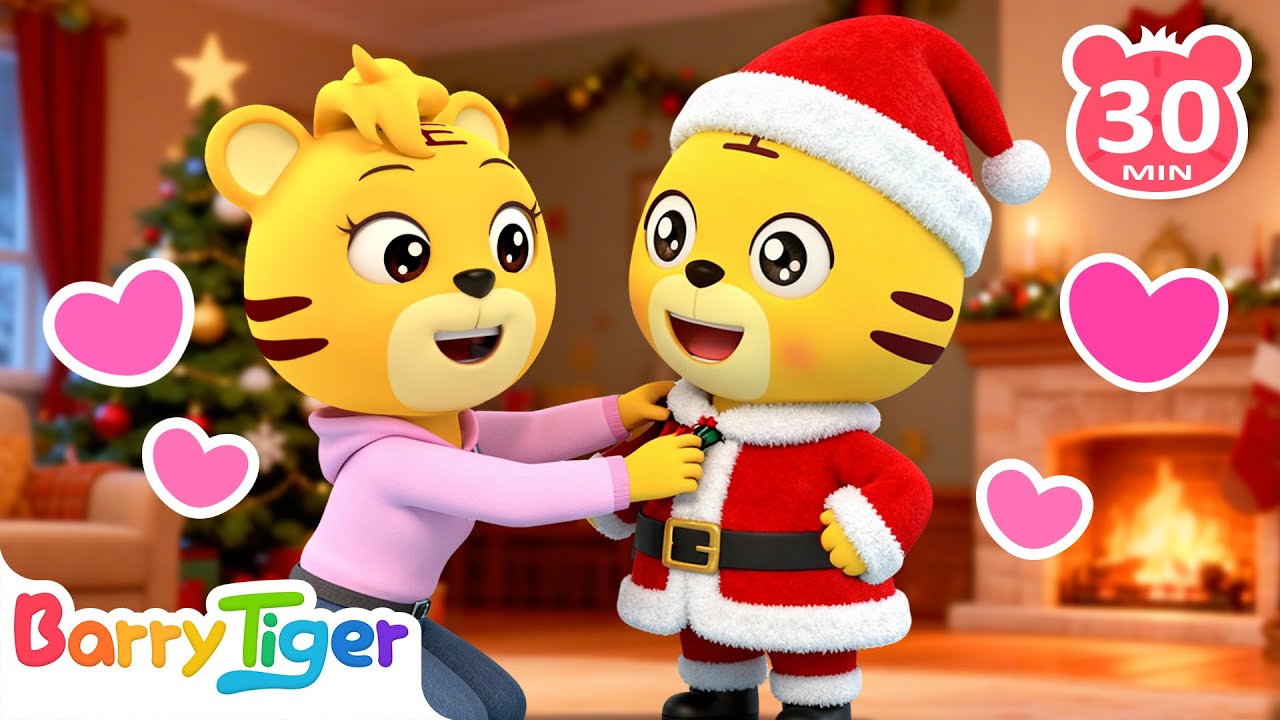 Skidamarink! I Love You!❤️| Merry Christmas with Tiger Family | Nursery Rhymes | BarryTiger