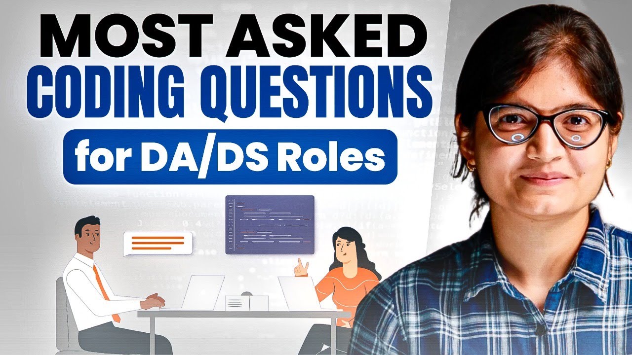 Most Asked Coding Questions for DA/DS Roles | LIVE