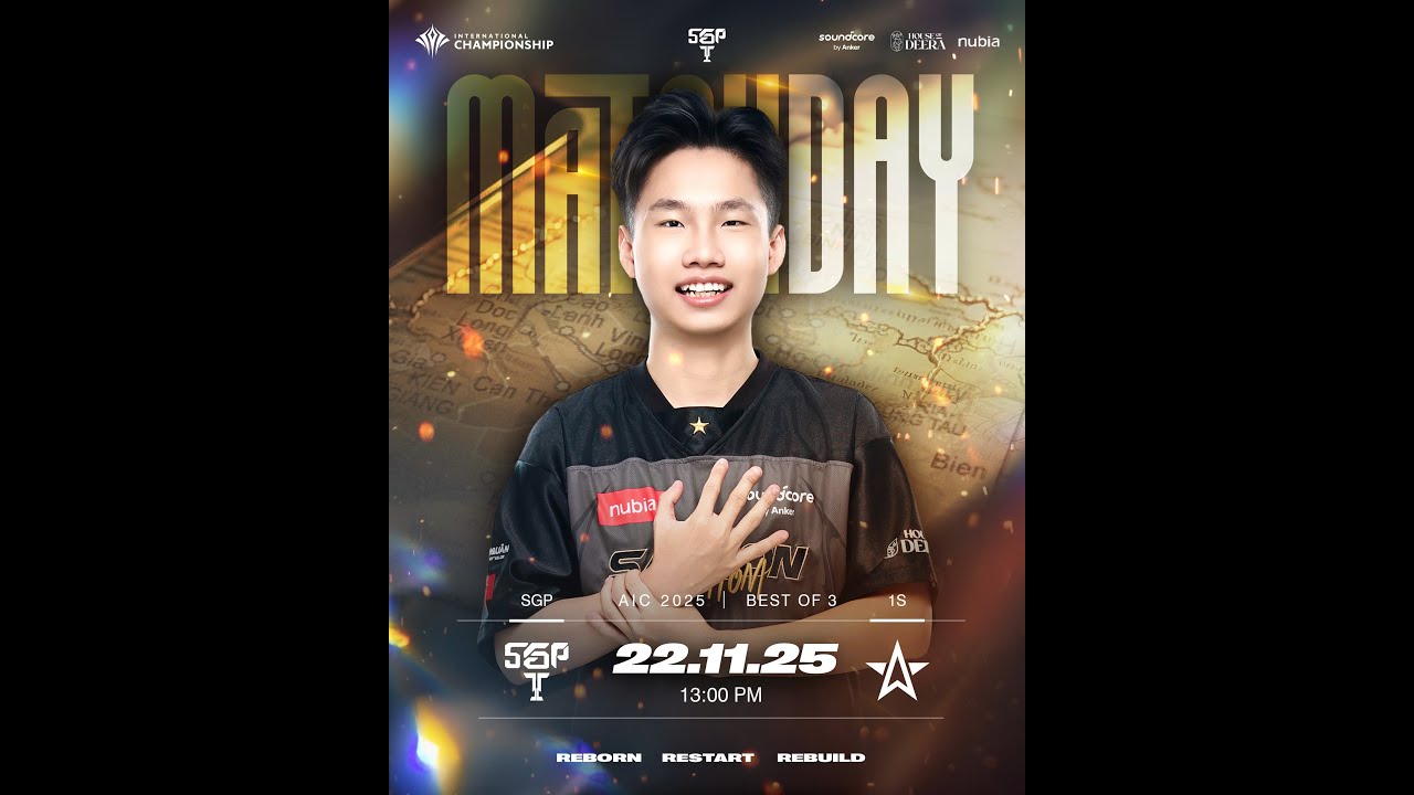TRỰC TIẾP: SAIGON PHANTOM vs ONE STAR | VÒNG BẢNG | AIC 2025 (22/11)