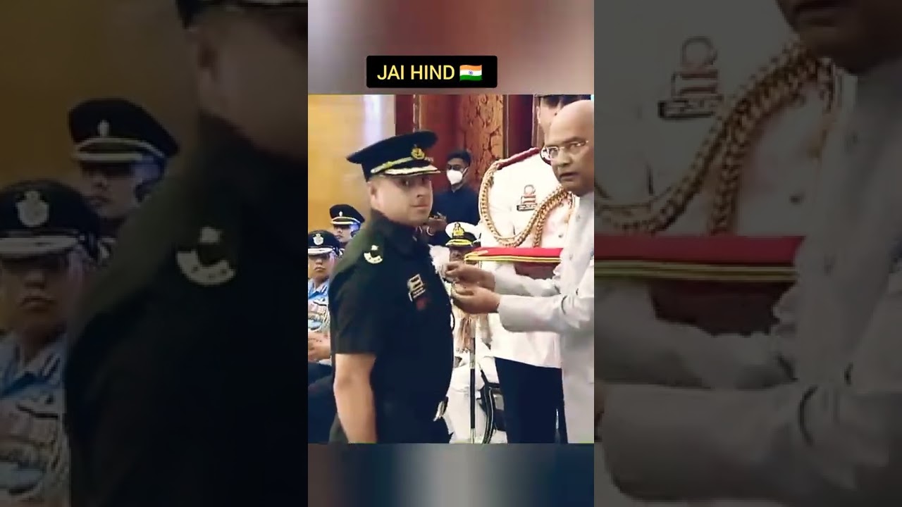 President Kovind presents the Shuraya chakra award to Anuj Pandey #viral #shorts #djpnation