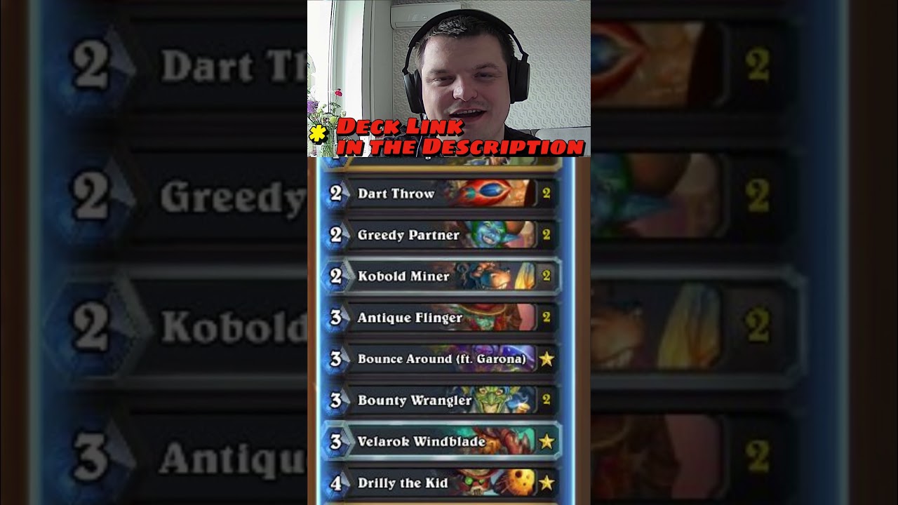 Best Wishing Rogue Deck on Standard Legend - Hearthstone
