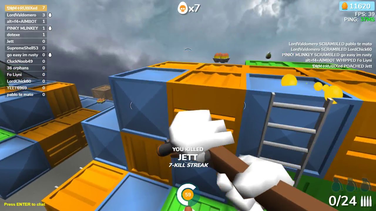Shellshockers #1 Small streaks with Shotgun and Crackshot