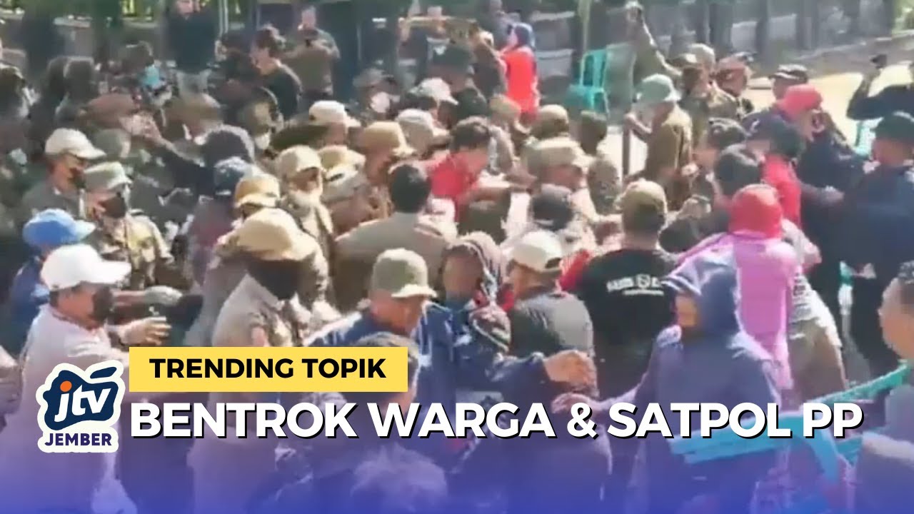 Kericuhan Warnai Pembongkaran Tembok Perumahan di Sidoarjo