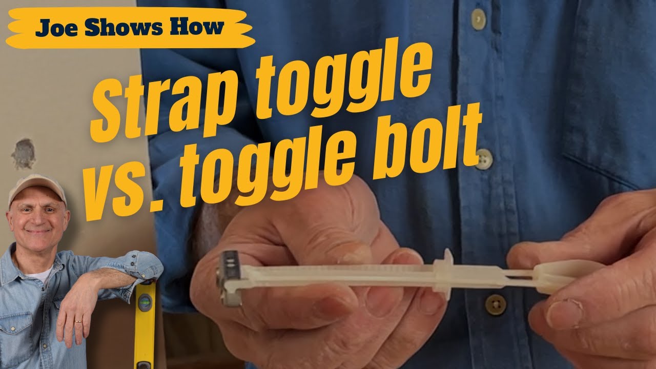 Why a strap toggle is better than a toggle bolt