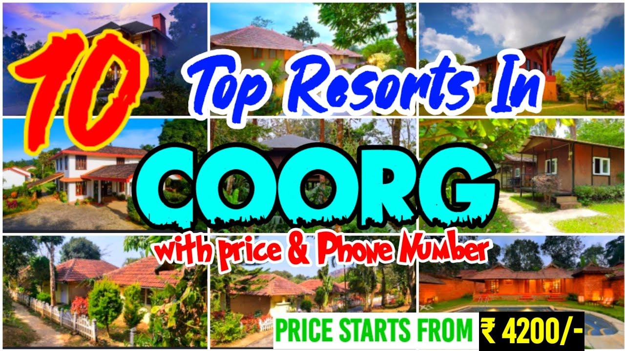 Top 10 Resorts In Coorg || Resorts In Coorg || Places to Visit In Coorg || Best Resorts ||Karnataka