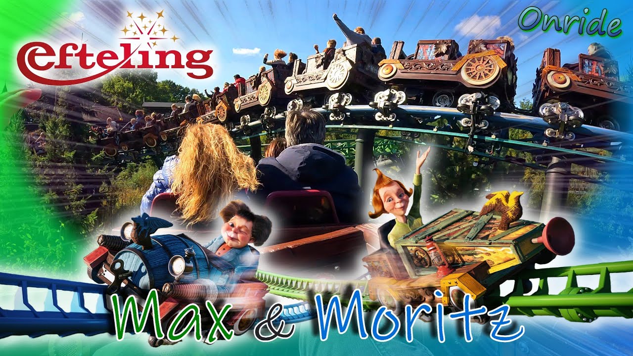 Der wohl schönste Powered Coaster im Doppelpack! 💯 | Max & Moritz Onride | Efteling