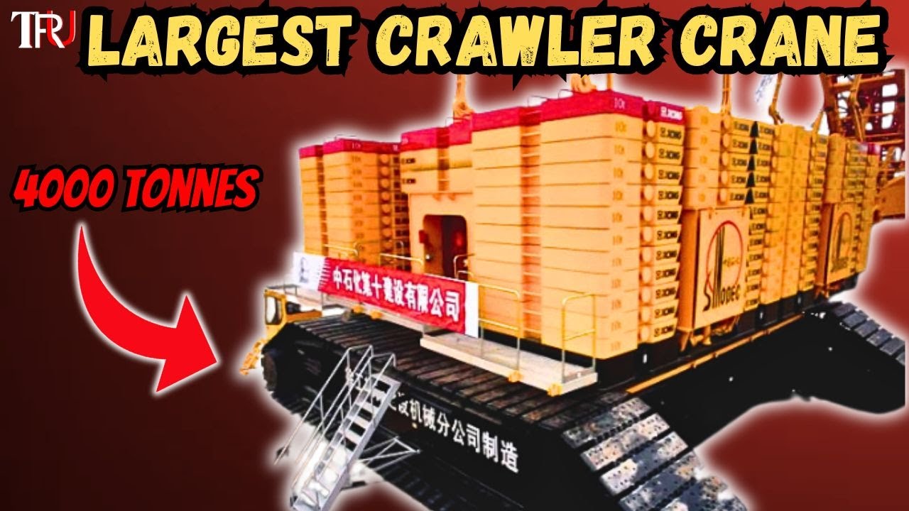 Discover the World's Largest Crawler Crane  #cranecrawler