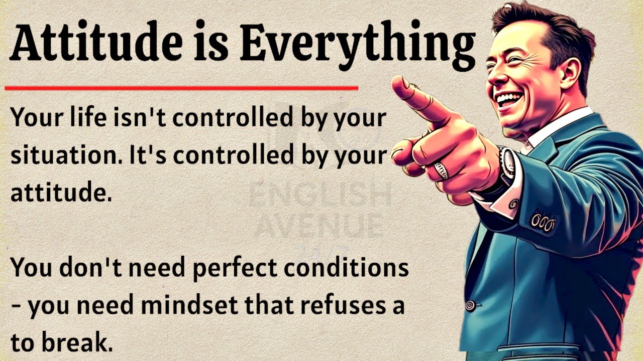 Attitude is Everything 🔥 || Graded Reader || Improve Your English Fluency Everyday ✅