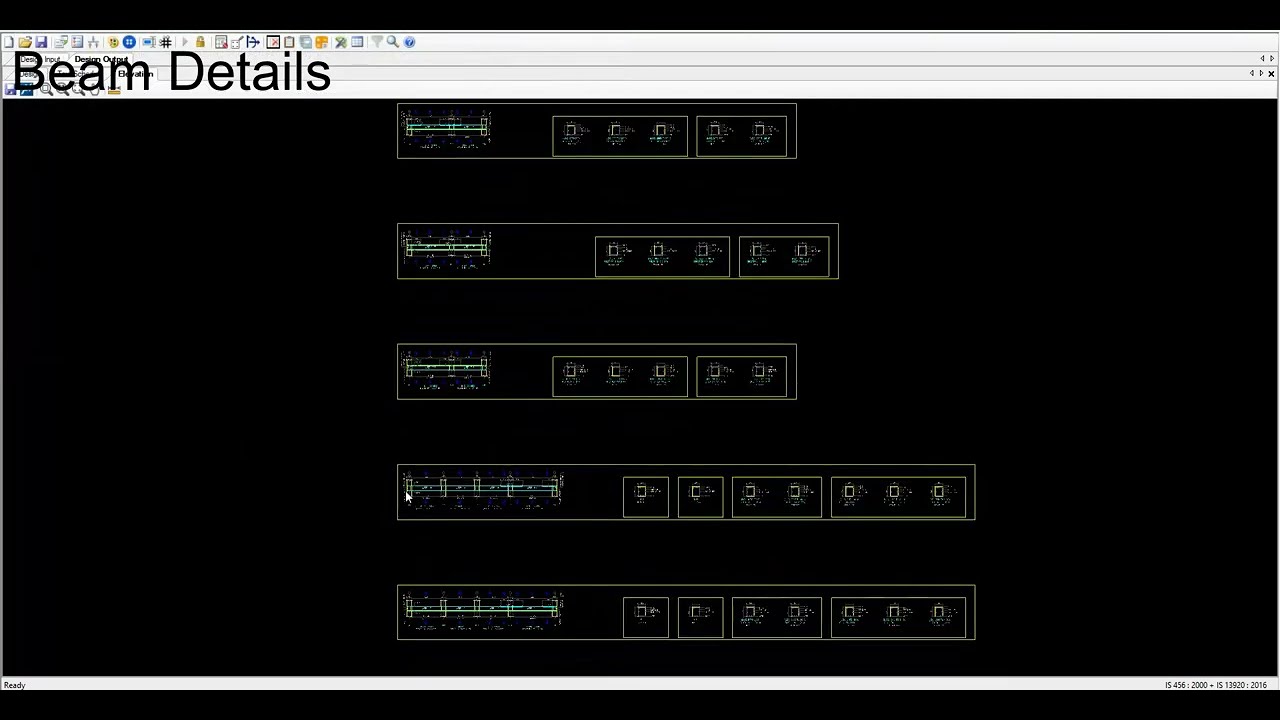 Importing ETABS to RCDC for Beam Schedule