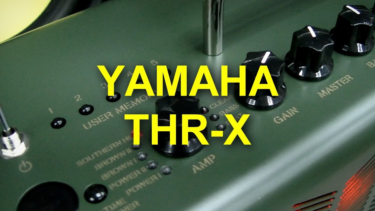 YAMAHA THR-X Видео-обзор и демо