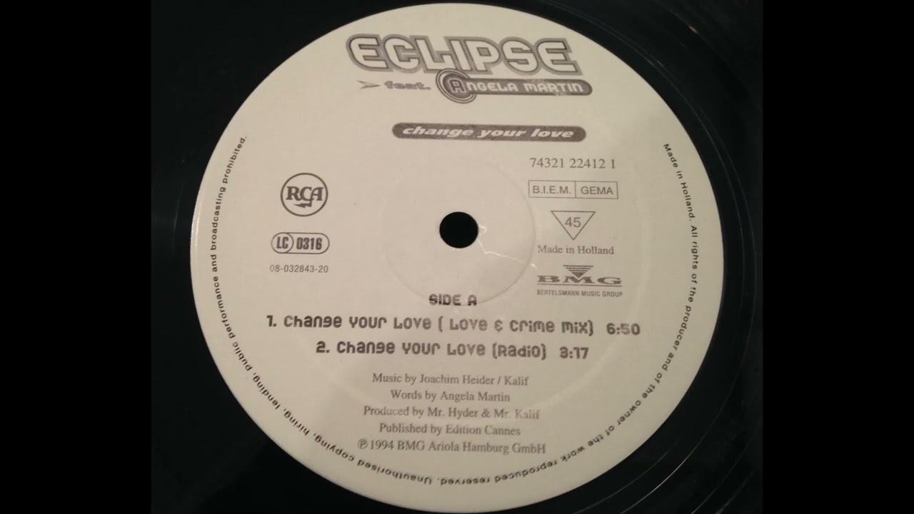 Eclipse Feat. Angela Martin - Change Your Love