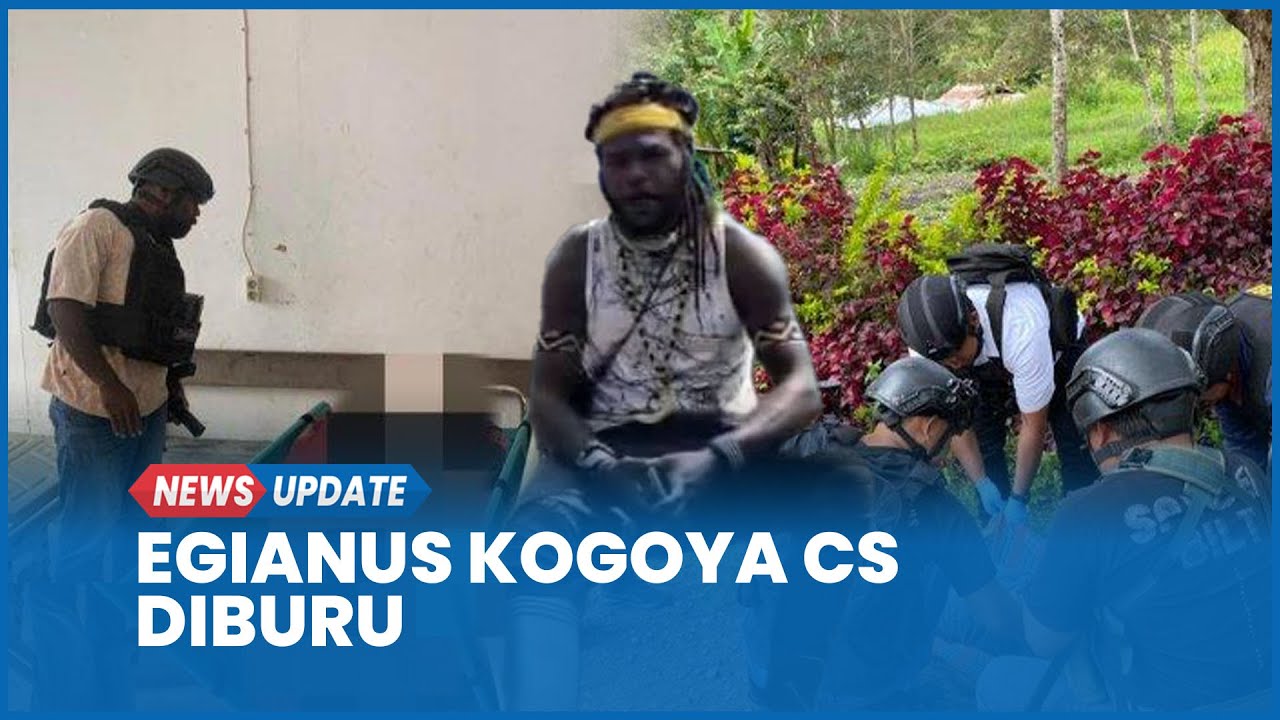 OPM KKB Papua Egianus Kogoya Diburu Aparat Jadi Dalang Penembakan 2 Buruh Bangunan Warga Jabar