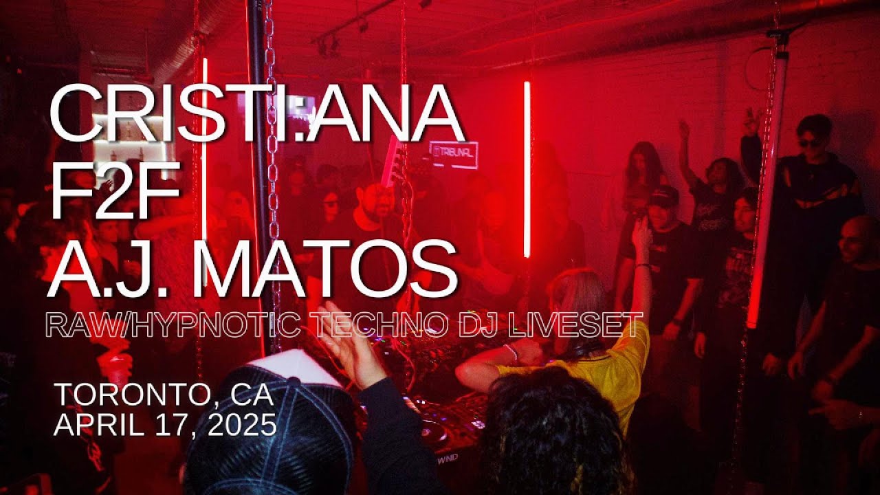 CRISTI:ANA B2B A.J. MATOS | Raw Hypnotic Techno Liveset [Toronto | RCHIVE | Multicam 4K]