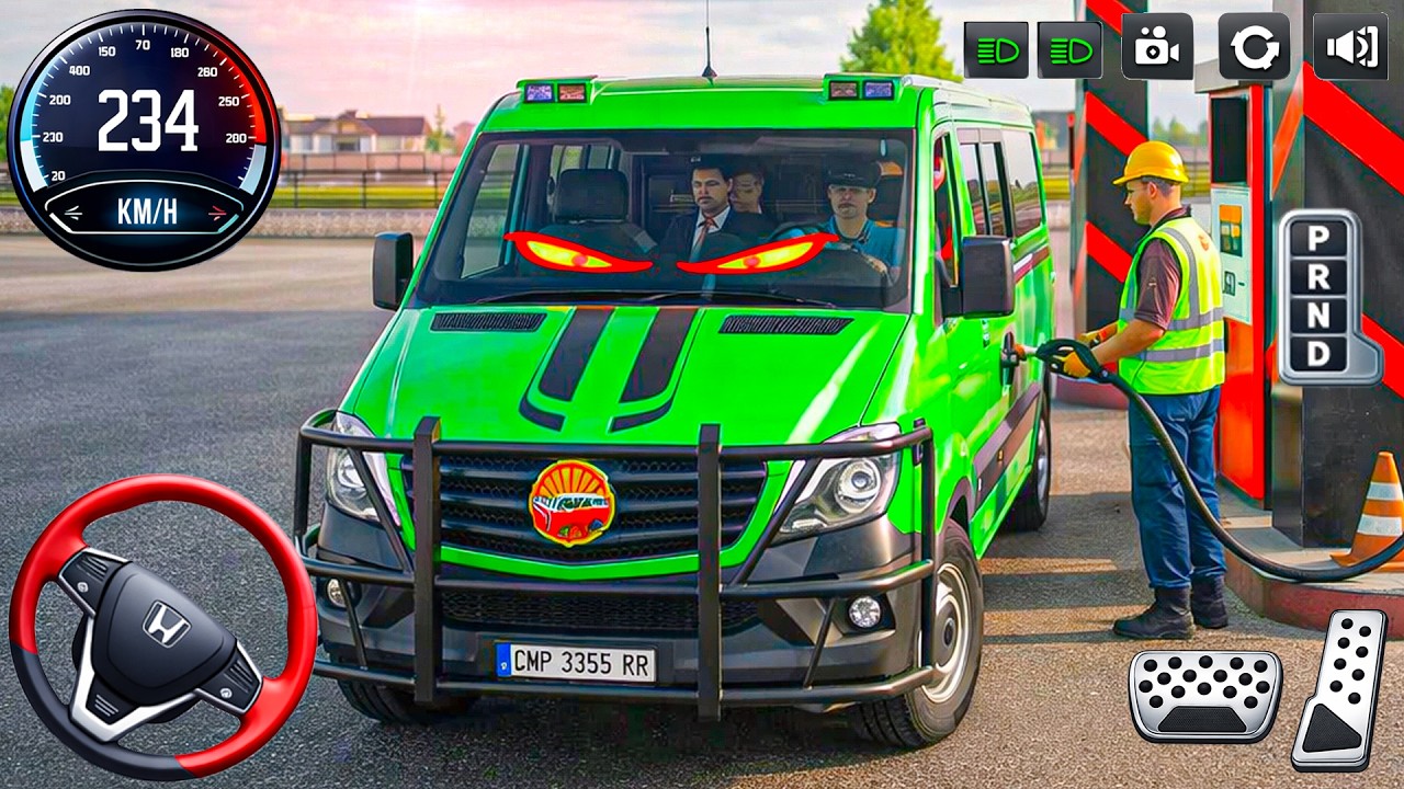 Real Offroad VAN Driving 2026: новая 3D-игра-симулятор вождения фургона во Вьетнаме - геймплей на...