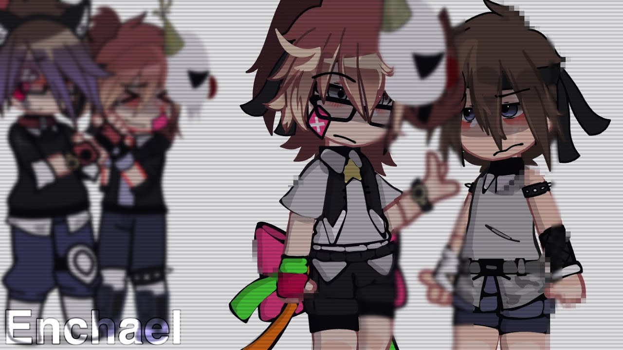 | Afton kids + Noah meet their past version | Michael x Ennard / Noah | My au.