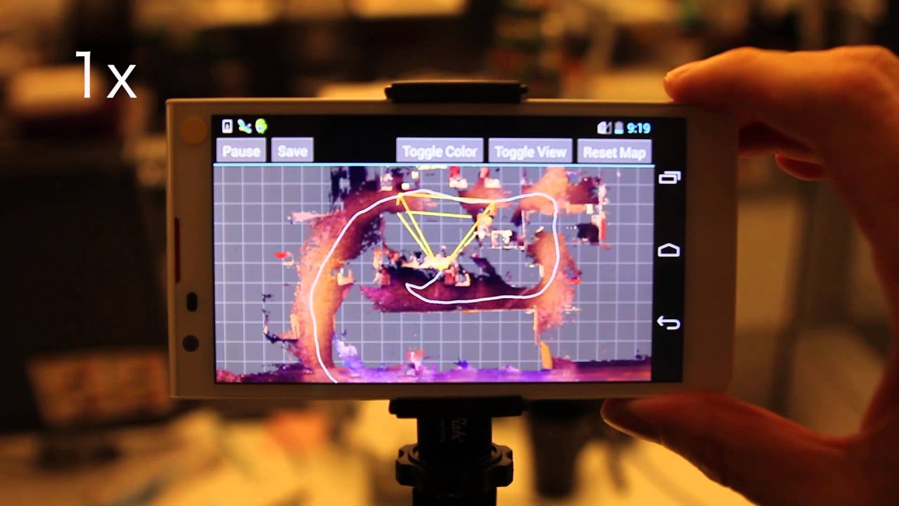 Project Tango - real-time 3D reconstruction on mobile phone
