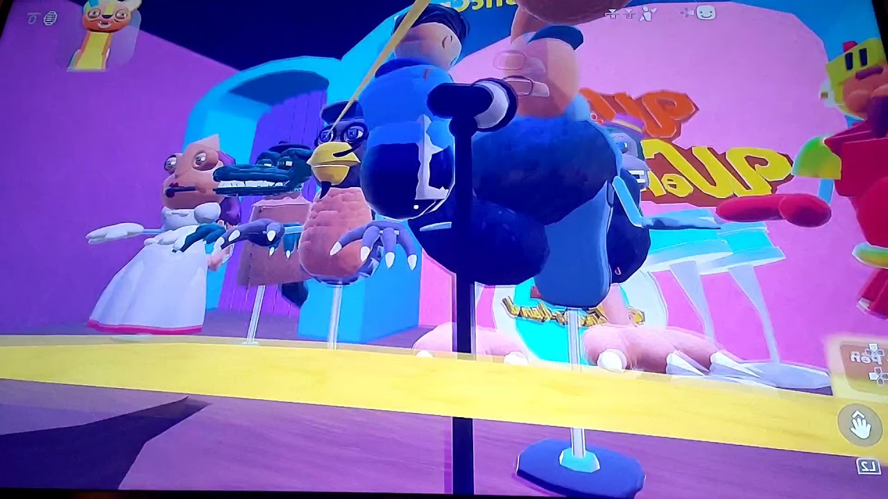 playing willys wonderland in rec room