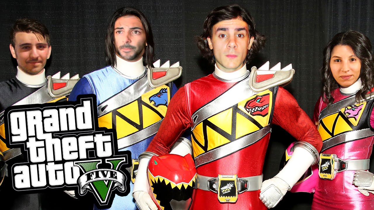GTA V ONLINE | NOS CONVERTIMOS EN POWERS RANGERS =D | Josemi