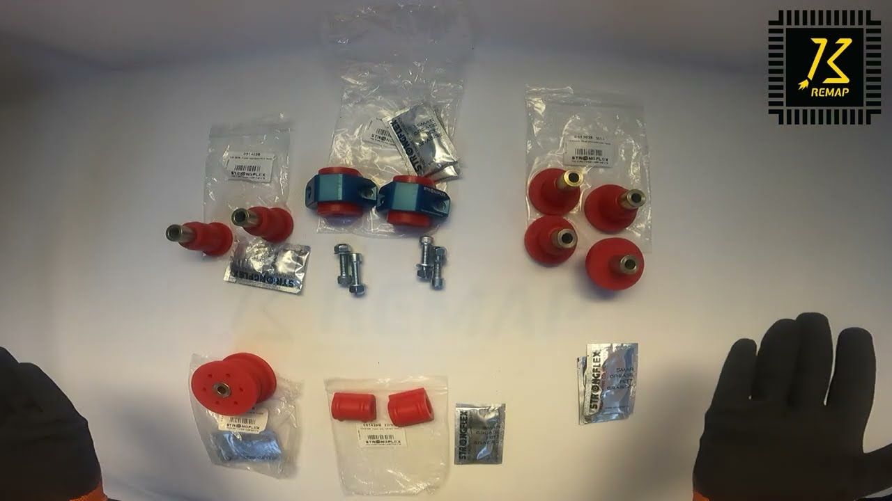 Unboxing KB Remap Strongflex Bush Red Kit peugeot 106 - Citroën Saxo