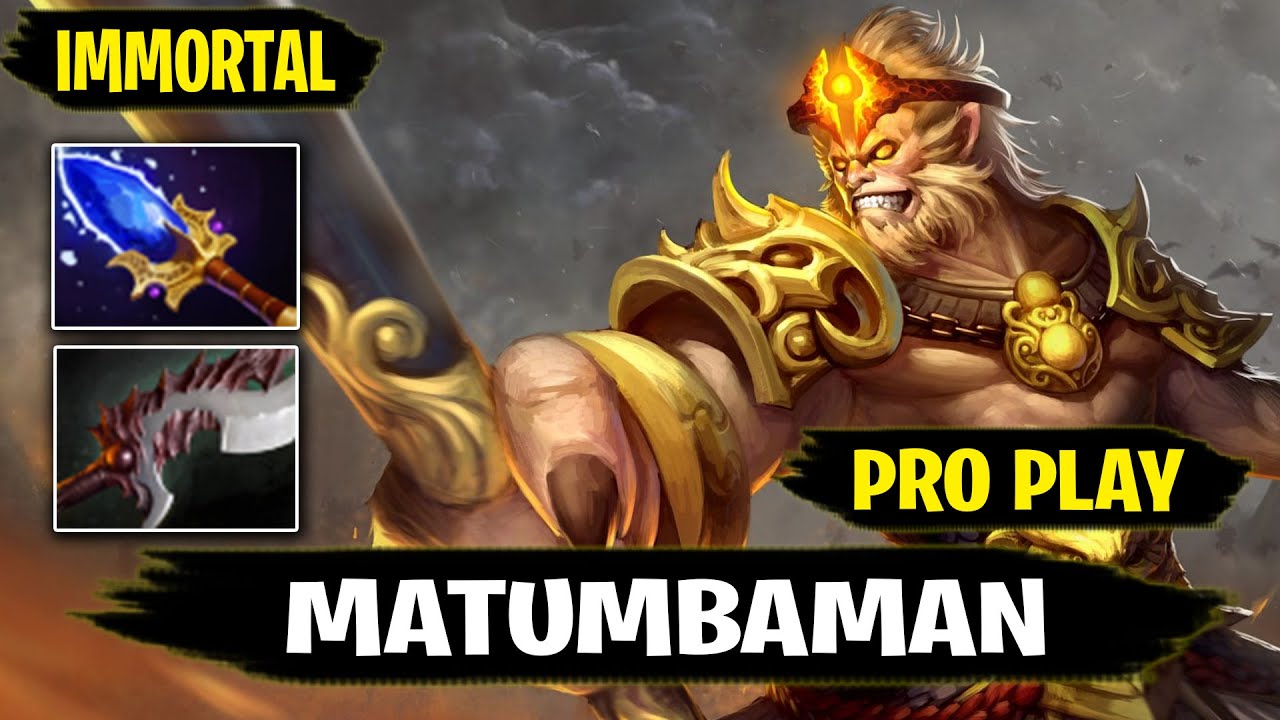 Monkey King 7.27D Pro Gameplay by MATUMBAMAN Immortal Rank DotA 2