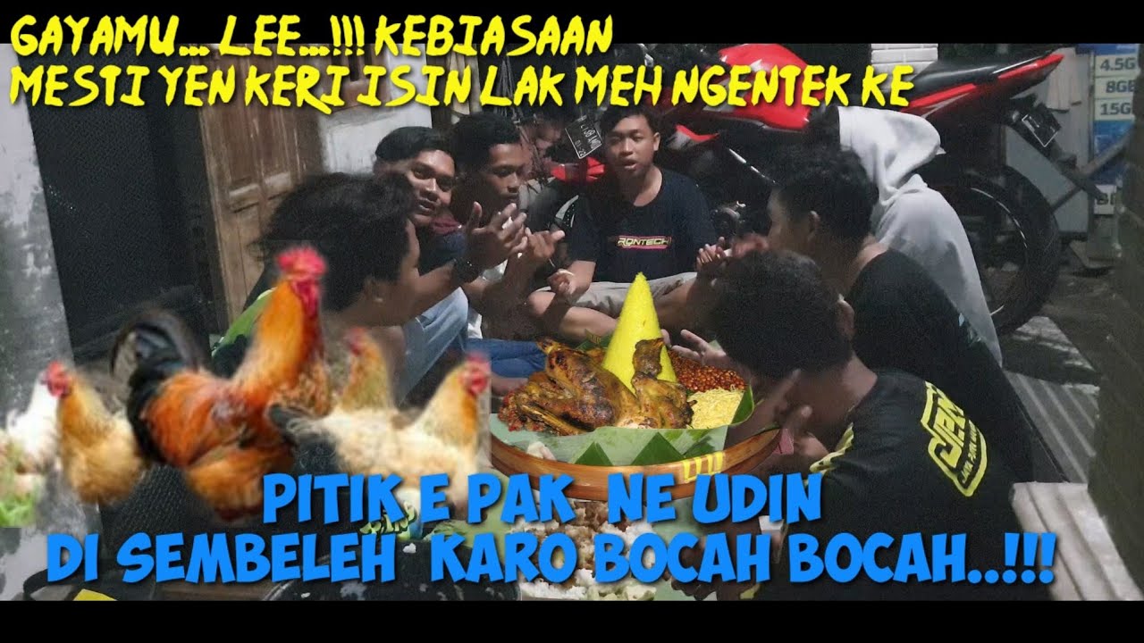 KENDURIANAN ALA AREK AREK SIJERUK.  SEBELUM bikkin video konten  || 