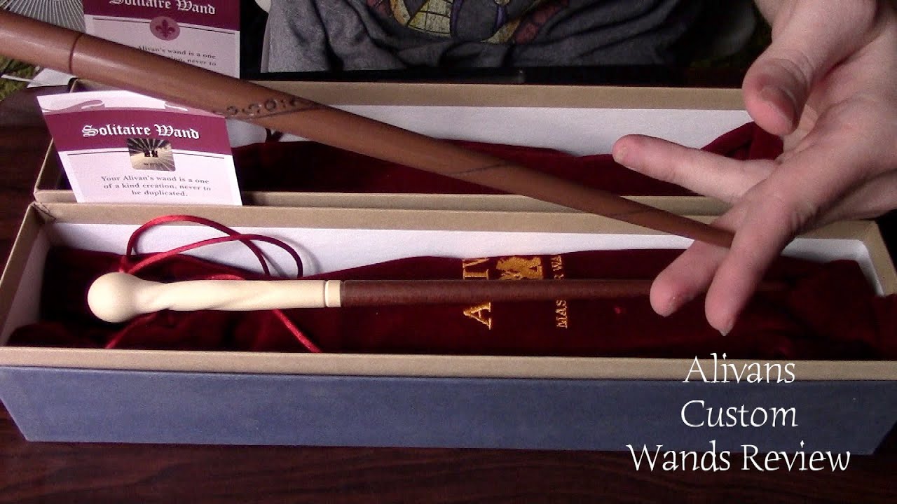 My 2 Custom Alivans Hardwood Wands Review