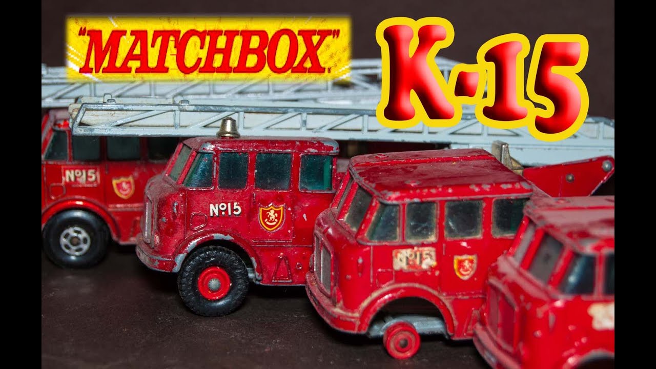 MATCHBOX   K15   MERRYWEATHER FIRE ENGINE     RESTORATION