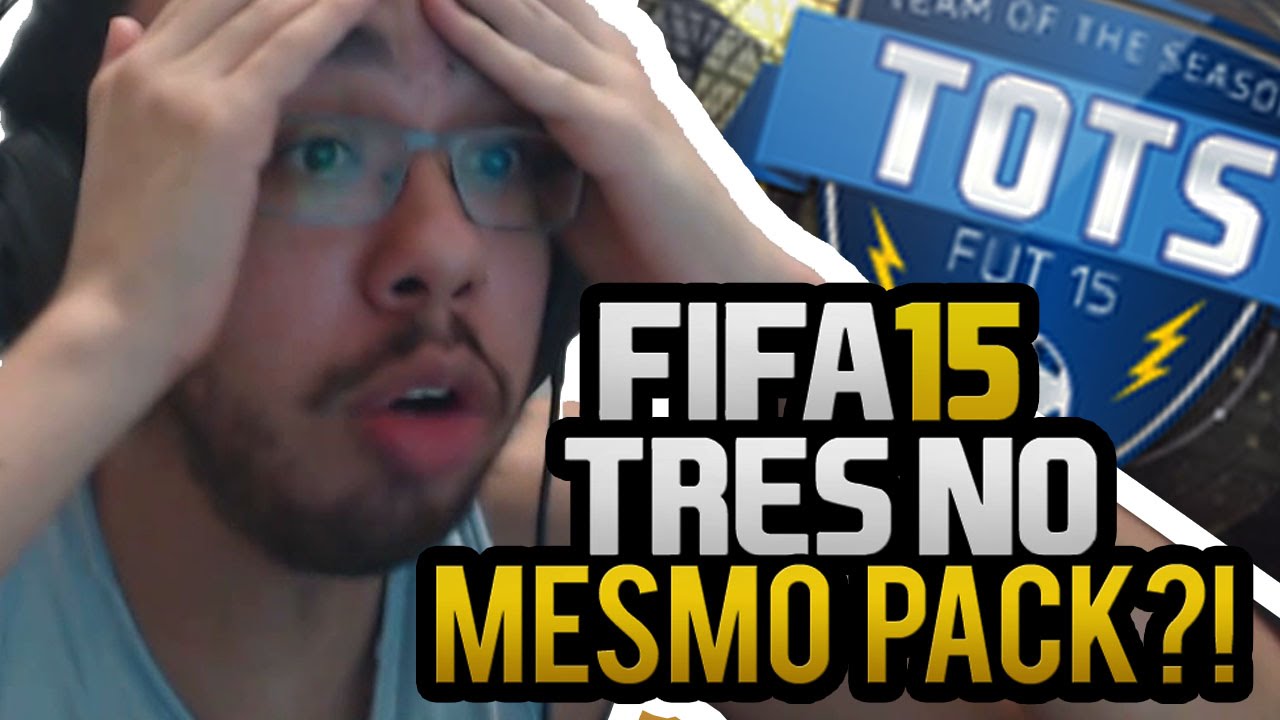 FIFA 15 TOTS - TRÊS NO MESMO PACK? WTFFF