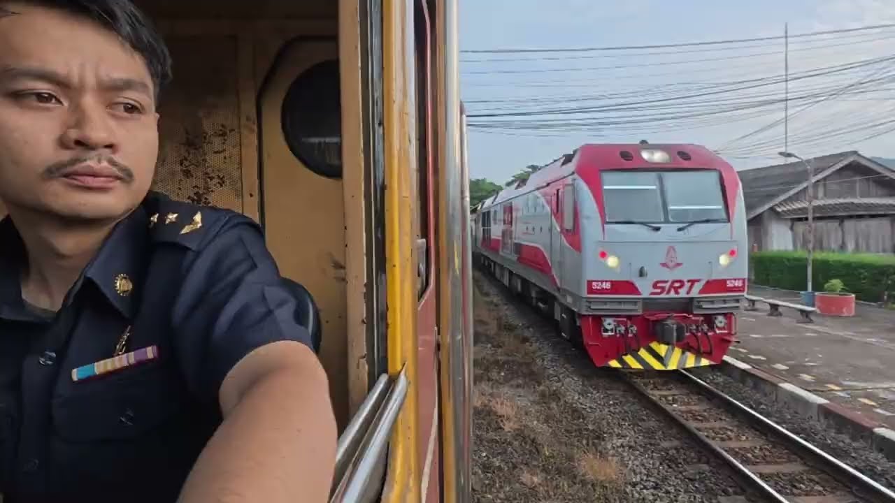 มุมมองฅนขับรถไฟ ข.447 สุราษฎร์ธานี-สุไหง โกลก #train #railway #รถไฟไทย