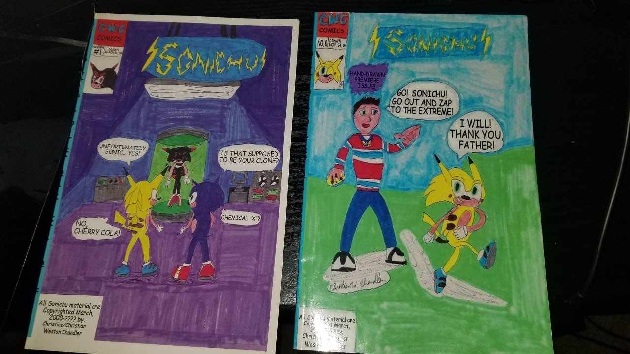 So I Came Across Some Ultra-Rare Sonichu Comics..