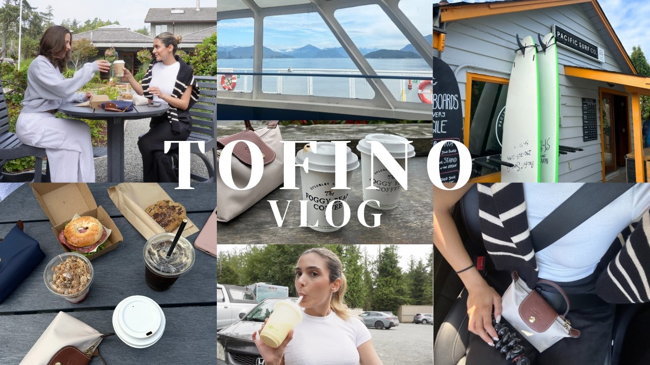 TOFINO VLOG | surfing, finding the best coffee shops, making pizza, tacofino & exploring the island