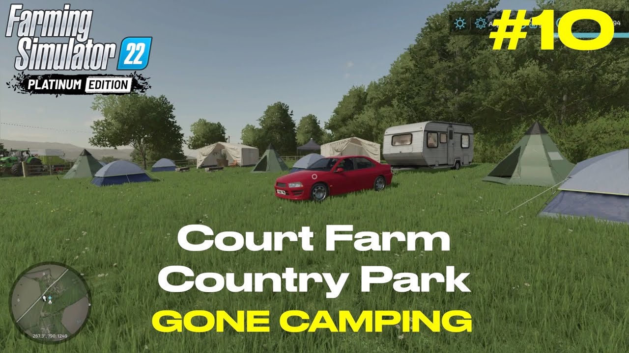 FS22 COURT FARM | GONE CAMPING | Ep 10 | COURT FARM COUNTRY PARK | Ep 10