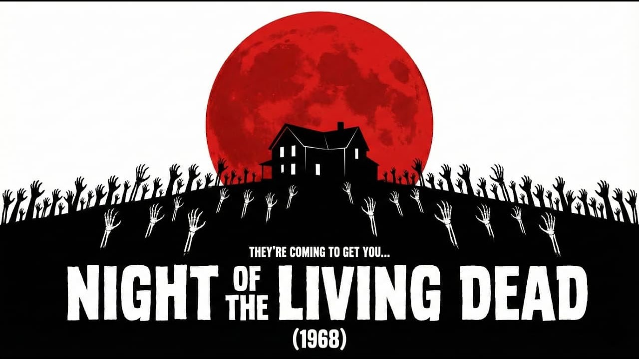 Night of the Living Dead (1968) | Full Horror Movie. Historical facts throughout the movie.