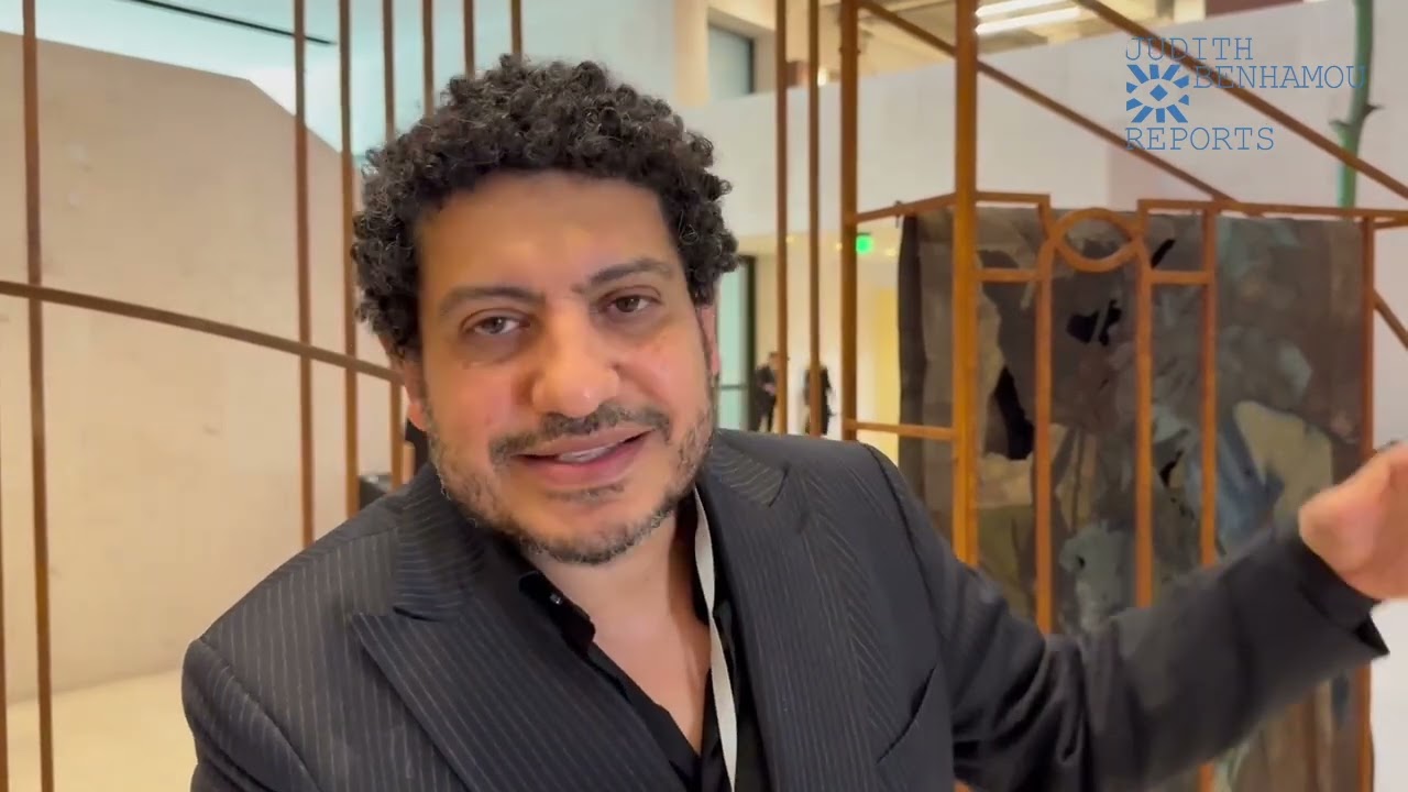 Wael Shawky, artist and curator, Art Basel Qatar 2026, Doha, February 2026