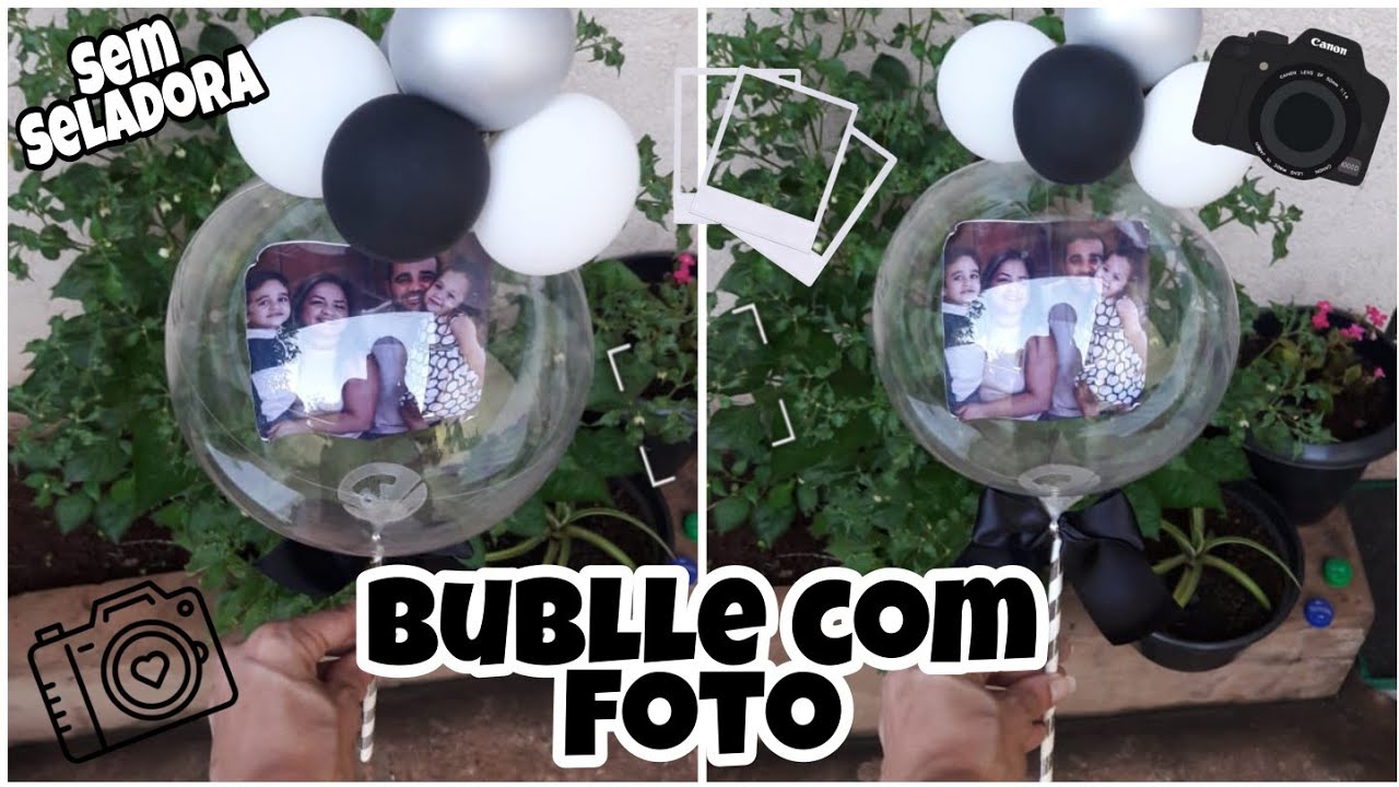 Como fazer Balão com Foto