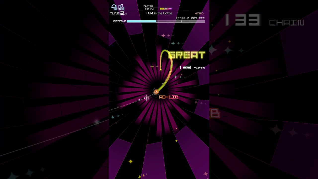 TGM in the Bottle(HARD) FC PERFECT 【GROOVE COASTER 3EX】