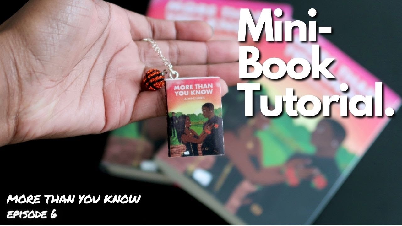 Miniature Book Keychain Tutorial