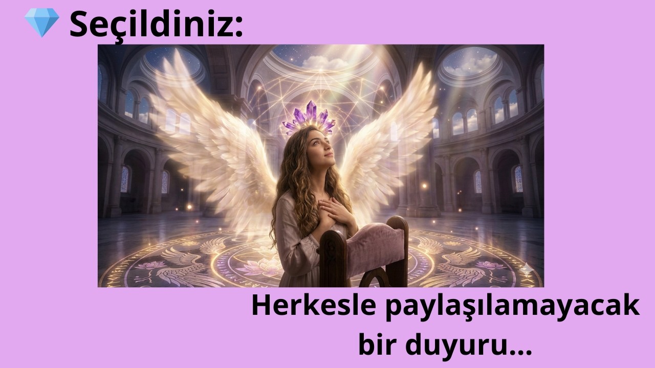 💎 Seçildiniz: Herkesle paylaşılamayacak bir duyuru…