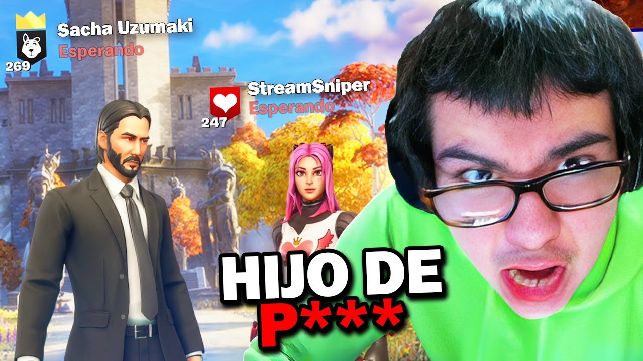 ME HACEN STREAM SNIPING en FORTNITE | Sacha Uzumaki