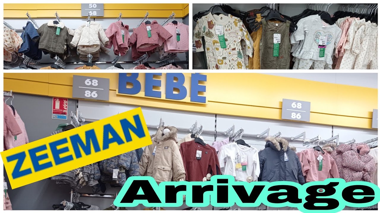 ZEEMAN ARRIVAGE bébé taille 50-68/68-86