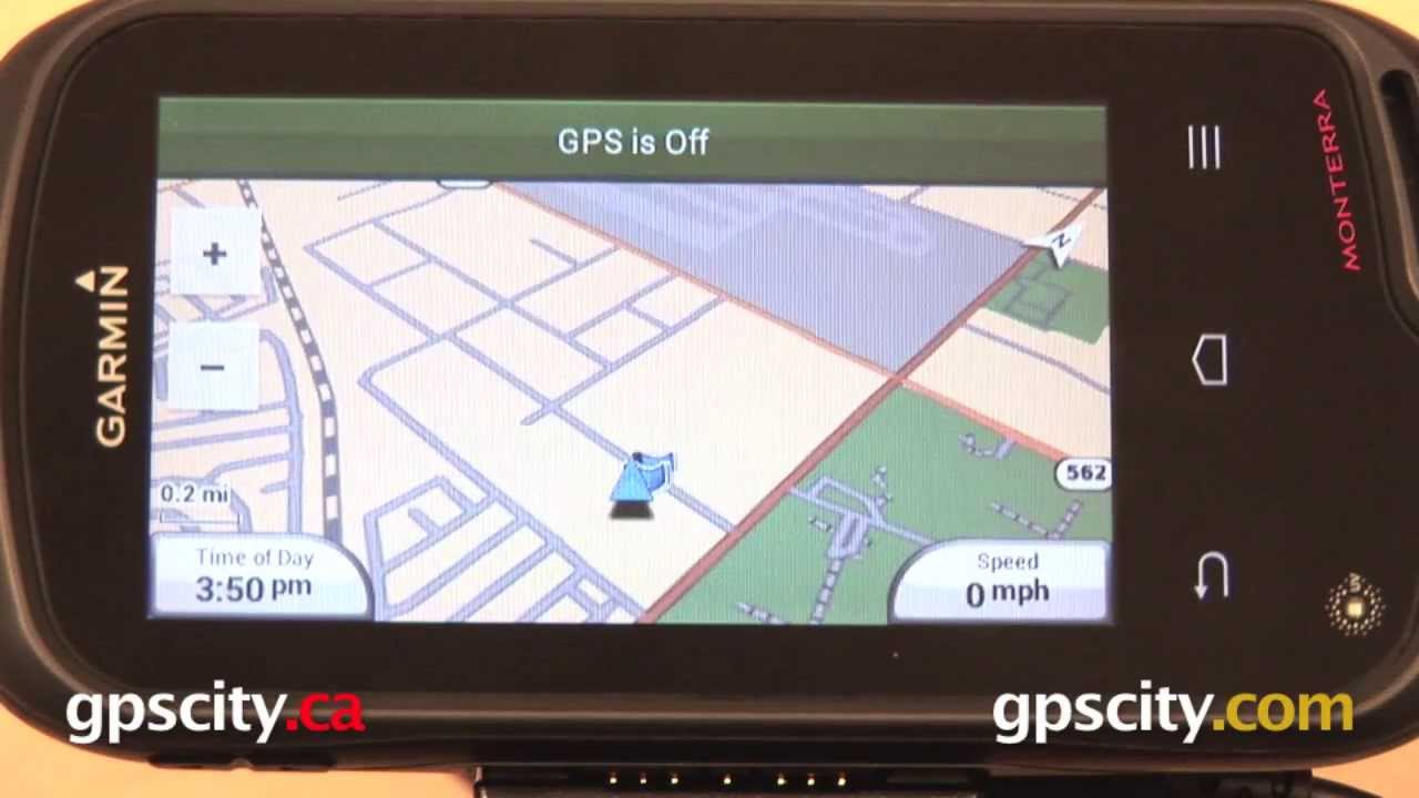 Garmin Monterra: Automotive Mode with GPS City