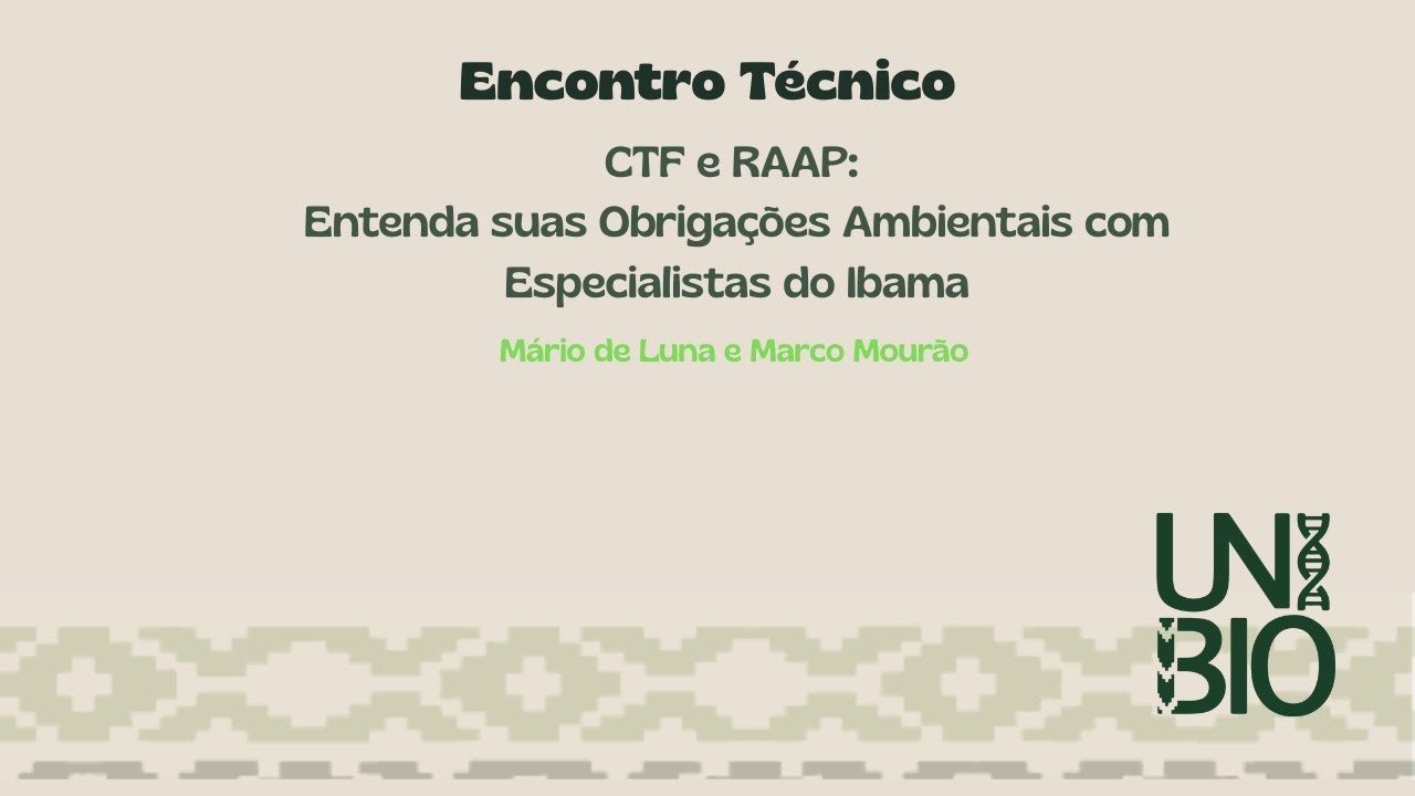 CTF e RAPP  Entenda suas Obrigações Ambientais com Especialistas do Ibama