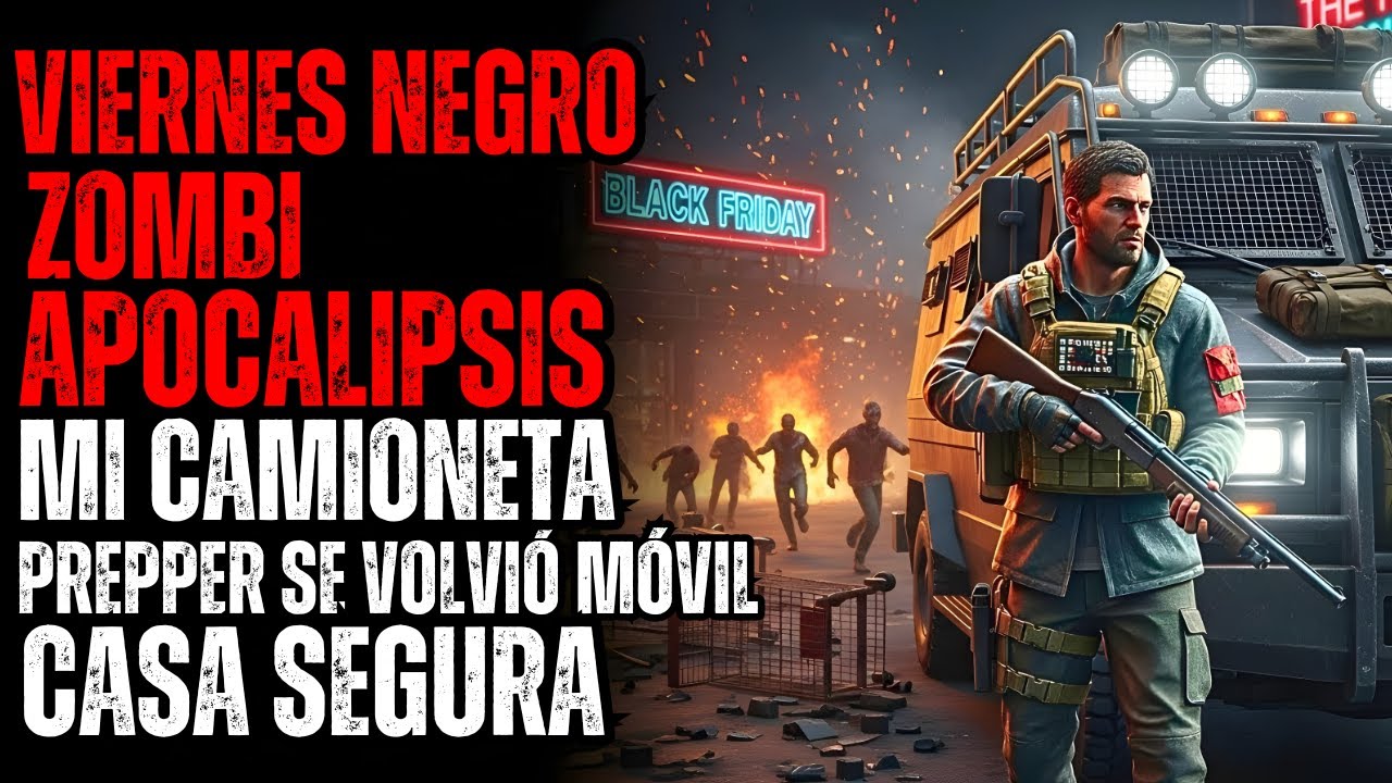 APOCALIPSIS ZOMBI BLACK FRIDAY: Mi camión de preparación convirtió una caja fuerte móvil en un caos