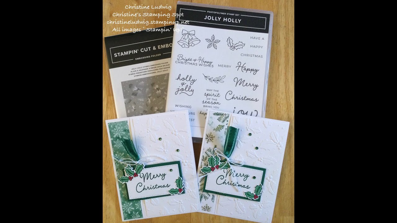 Mystery Monday Video - November 10-2025 - Jolly Holly Front Split Panel Card