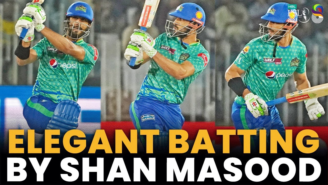 Elegant Batting By Shan Masood | Islamabad United vs Multan Sultans | Match 24 | HBL PSL 8 | MI2A